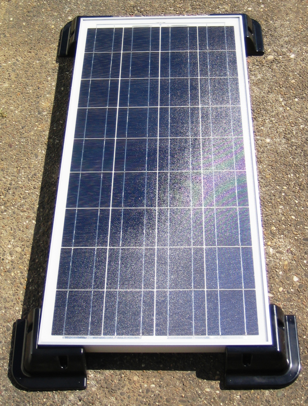 Kit 4 coins de fixation en ABS pour panneau solaire - Noir ou blanc - Résistant aux intempéries_3