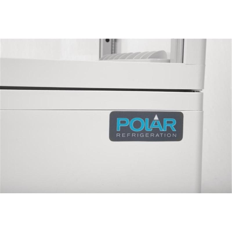 Vitrine réfrigérée positive blanche Série C 68L | Polar - CX578_3
