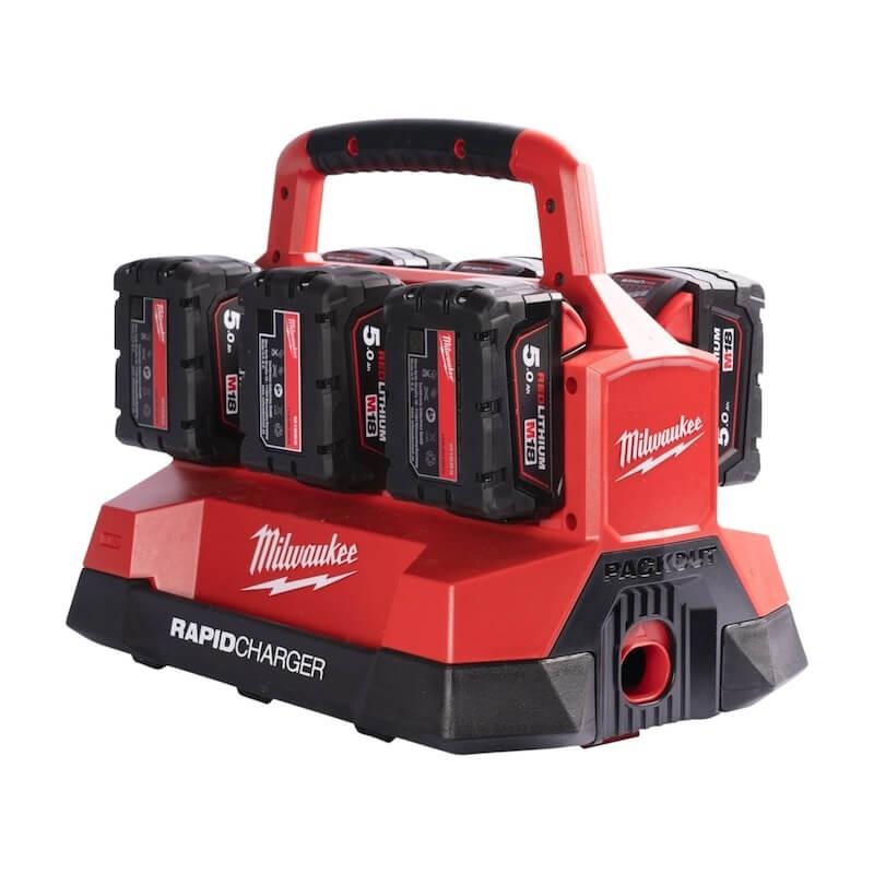 Chargeur rapide 6 ports Milwaukee M18 PACKOUT M18 PC6 - 4932480162_3