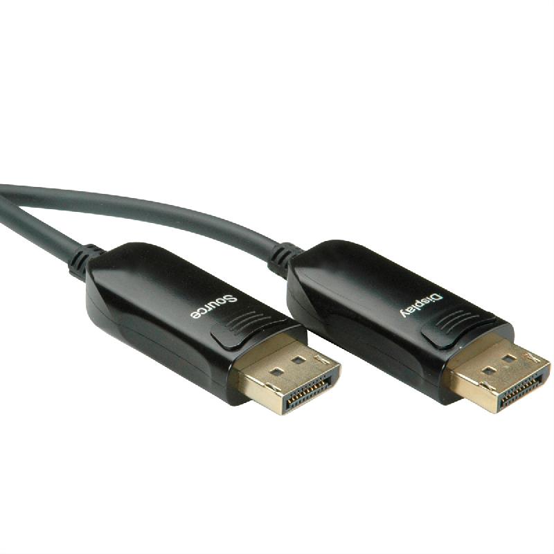 ROLINE Câble DisplayPort v1.4 (AOC), M/M, 15 m_3
