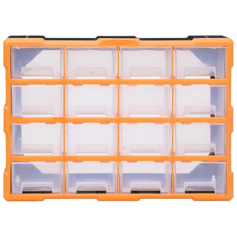 Vidaxl organisateur multi-tiroirs avec 16 tiroirs centraux 52x16x37 cm 149601_3