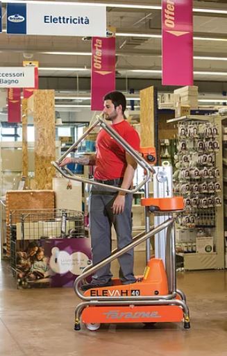 Nacelle automotrice - ESCAMOVE 40 (Elevah 40) - hauteur de travail 3.96m - capacité 150 kg_3