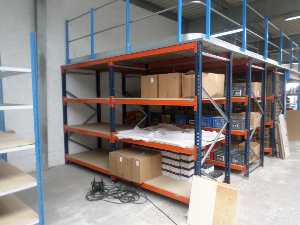 Plateforme sur rayonnage avec capacité de charges au m²_3