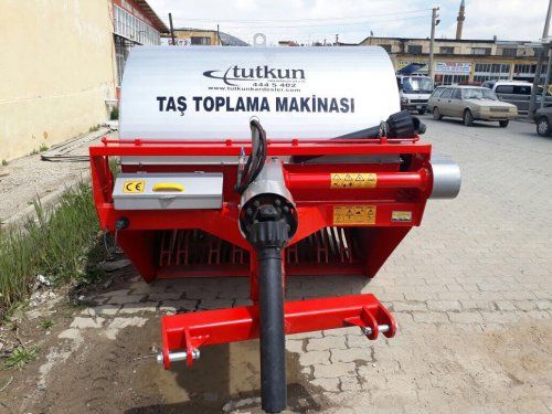 Épierreuse KAPLAN 175 type verger - TUTKUN - largeur 175 cm - profondeur max. 30 cm - déchargement hydraulique_3