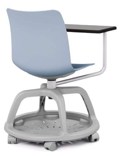 Learn - Chaises spéciales formation avec tablette écritoire, rangement intégré et coque 6 coloris pastel_3