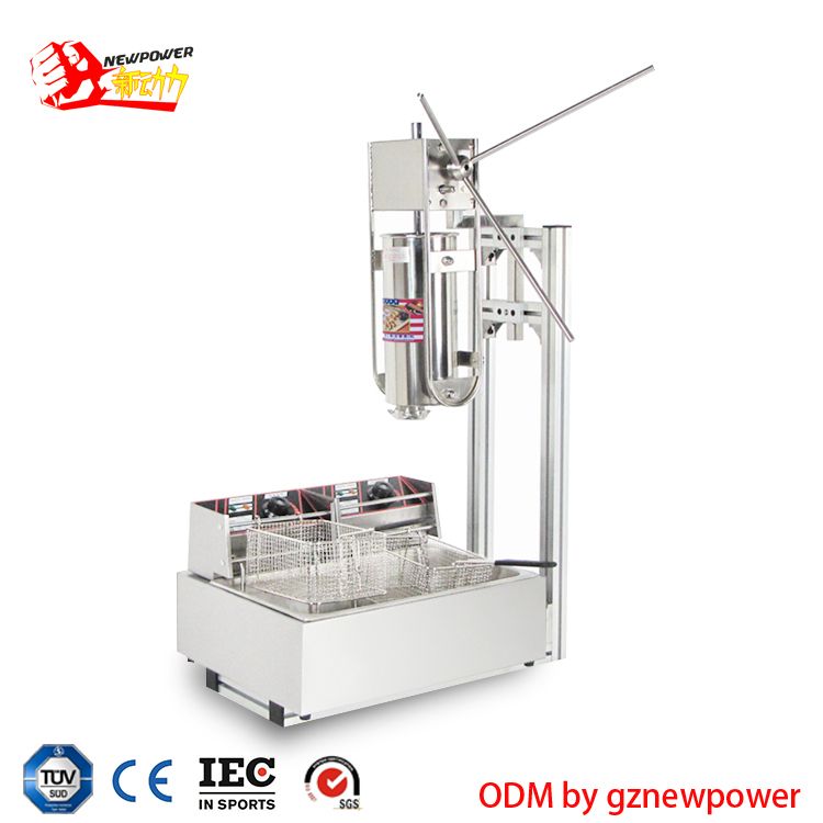 Modèle: np-283 - machine à churros professionnelle - guangzhou new power - capacité 5l_3