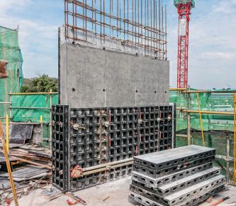 Coffrage léger pour voile vertical - hauteur jusqu'à 5,40 m - épaisseur de 15 à 40 cm - pression max 50 kN/m²_3