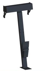 Fauteuil  d'amphithéâtre à piétement central en acier avec assise rabattable - REEVES._3