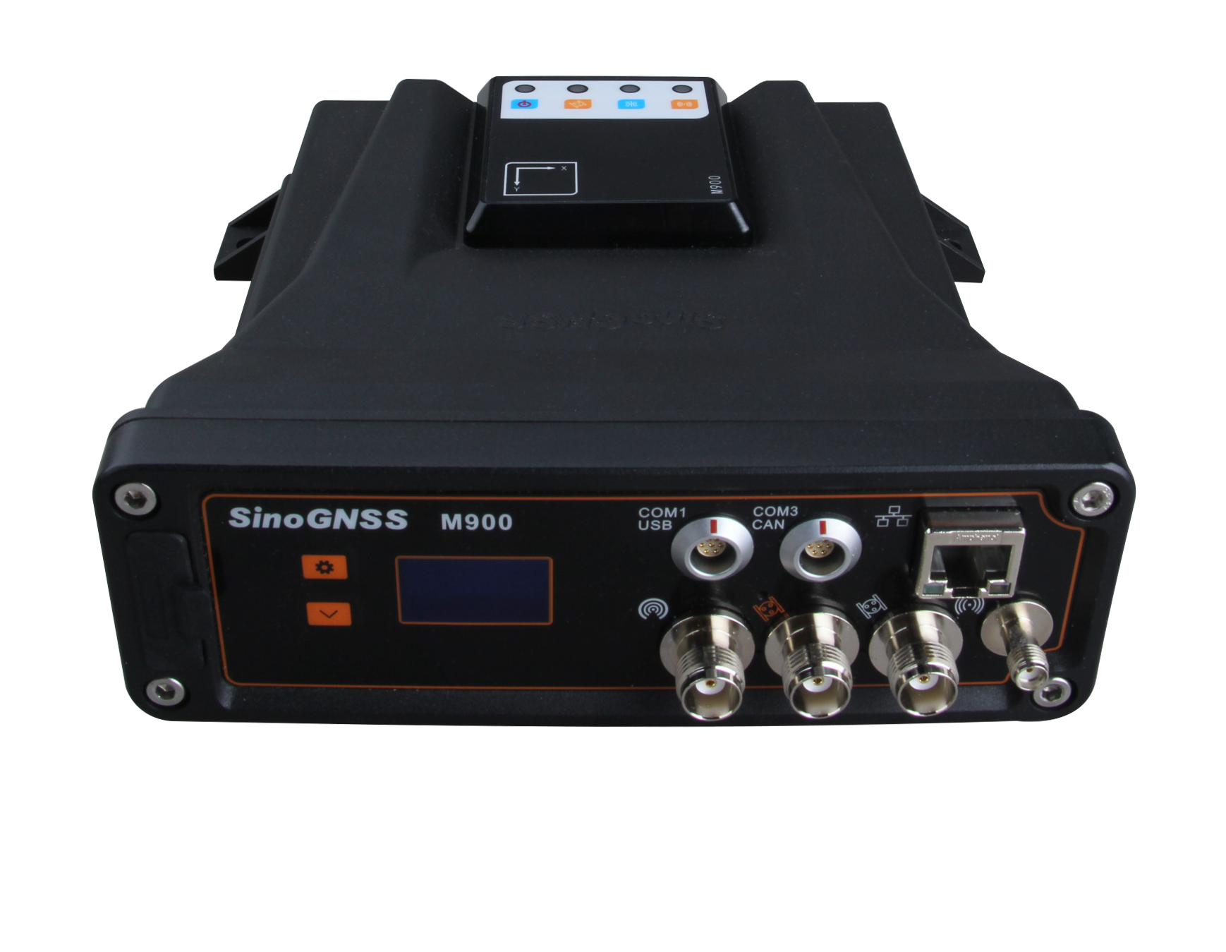 RTK M900 - Récepteur GNSS compact et robuste, multi-constellation, à faible latence, IP68, double antenne et mémoire 8G_3