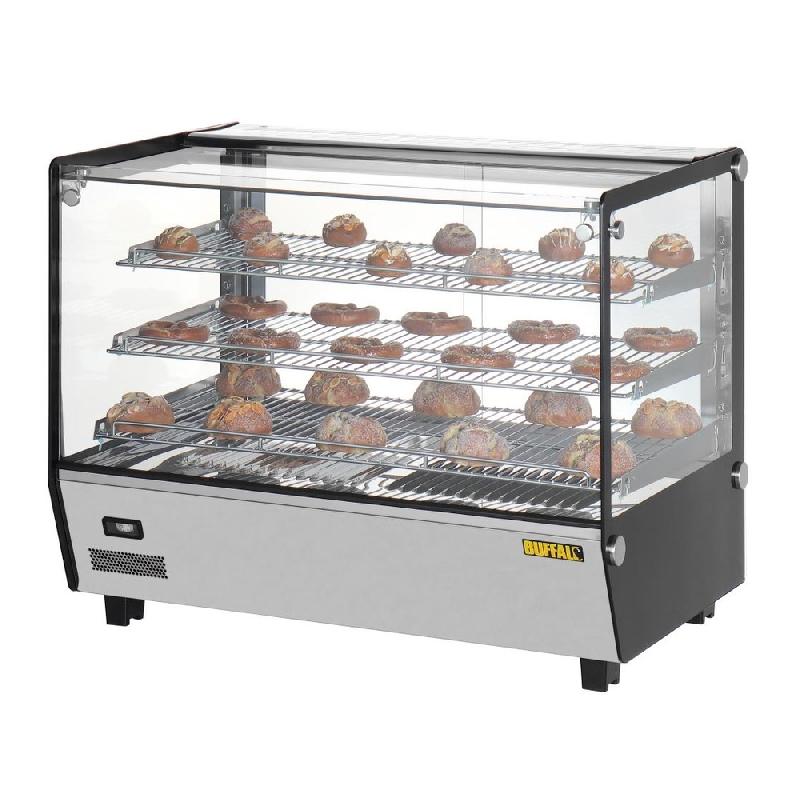 Vitrine chauffante de comptoir carrée Buffalo 160L | Buffalo - HW924_3