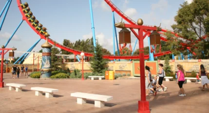 Banquette urbaine TOLEDO en béton blanc granite 200 cm_3