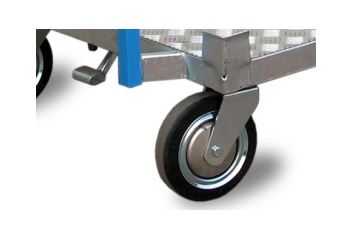Chariot robuste avec plateforme antidérapante