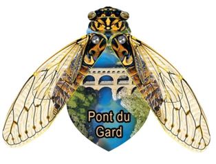 Magnet personnalisé cigale_3