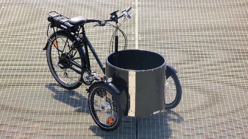 Triporteur électrique Nihola Low Single - maniable et compact avec moteur Bafang 250W_3