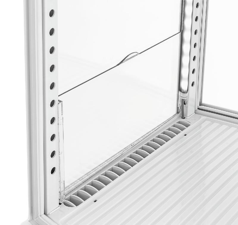 Mini vitrine réfrigérée 75L2T blanc 700287 Bartscher_3