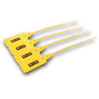 Scellé à grande platine - PP - Longueur 240 mm - Tige 7.4 mm - Jaune_3