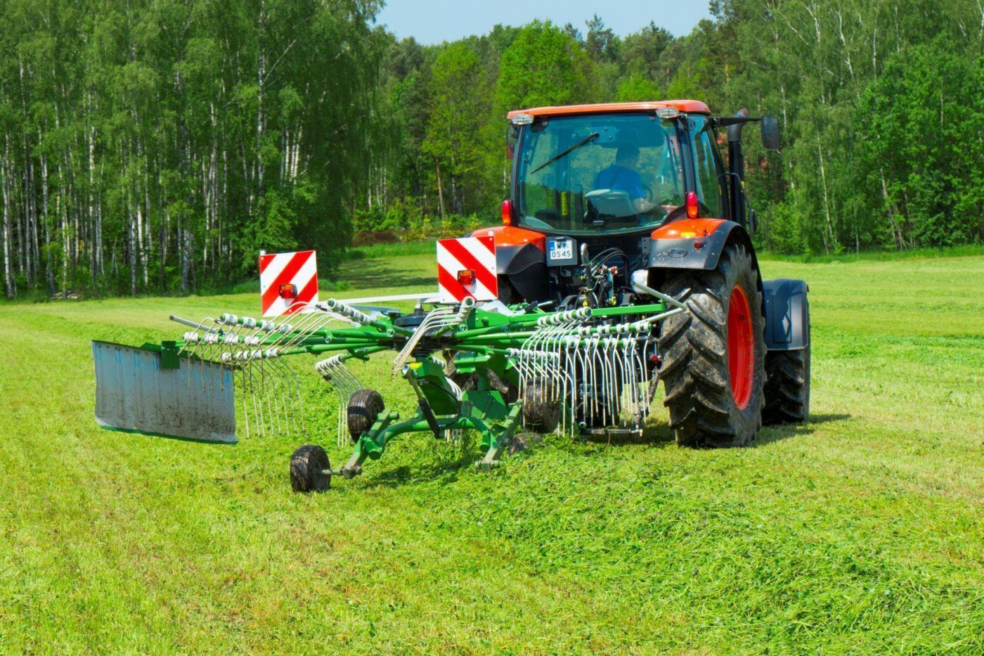 Uno 410 - Giro andaineur 1 rotor traîné Samasz - 4,10 m de largeur de travail_3