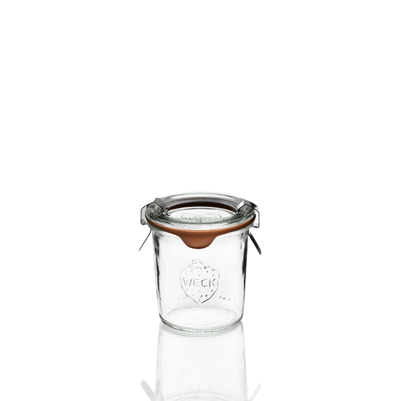 12 Bocaux en verre Weck® Droits 140 ml avec couvercles et joints (clips non inclus) - Réf. WN000009_3