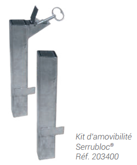 Barrière main courante Héritage double crosse - acier massif - ref 206150_3