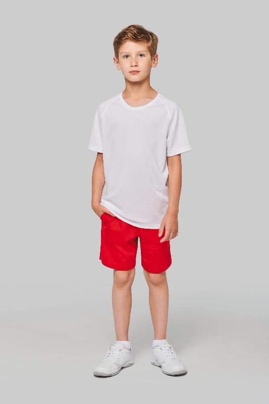 Short jersey sport enfant - Réf : PA153 - 100% coton - Marque PROACT - Confortable et extensible_3