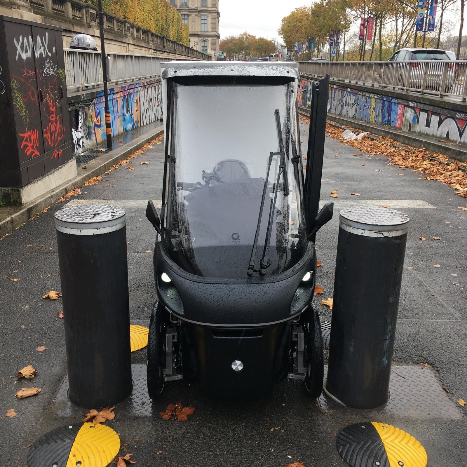Vélo quadricycle professionnel grand format City Q 1200 - Caisson ouvert polyvalent - Charge maximale 170 kg - Autonomie 150 km - Volume 2 m³_4