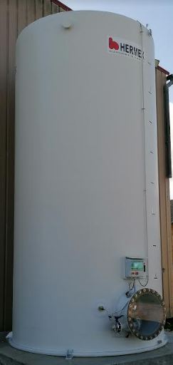 Cuve PRESTINOV avec jauge à flotteur et sondes de niveau très haut