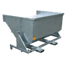 Benne auto-basculante - De 480 à 2000 litres - PEHD ou acier_3