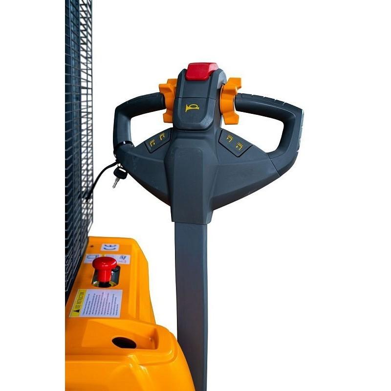 Transpalette électrique automoteur CDD15R-EN - 1,5T x 3,5M, fourches réglables, batterie Li-ion, maniabilité optimale_3