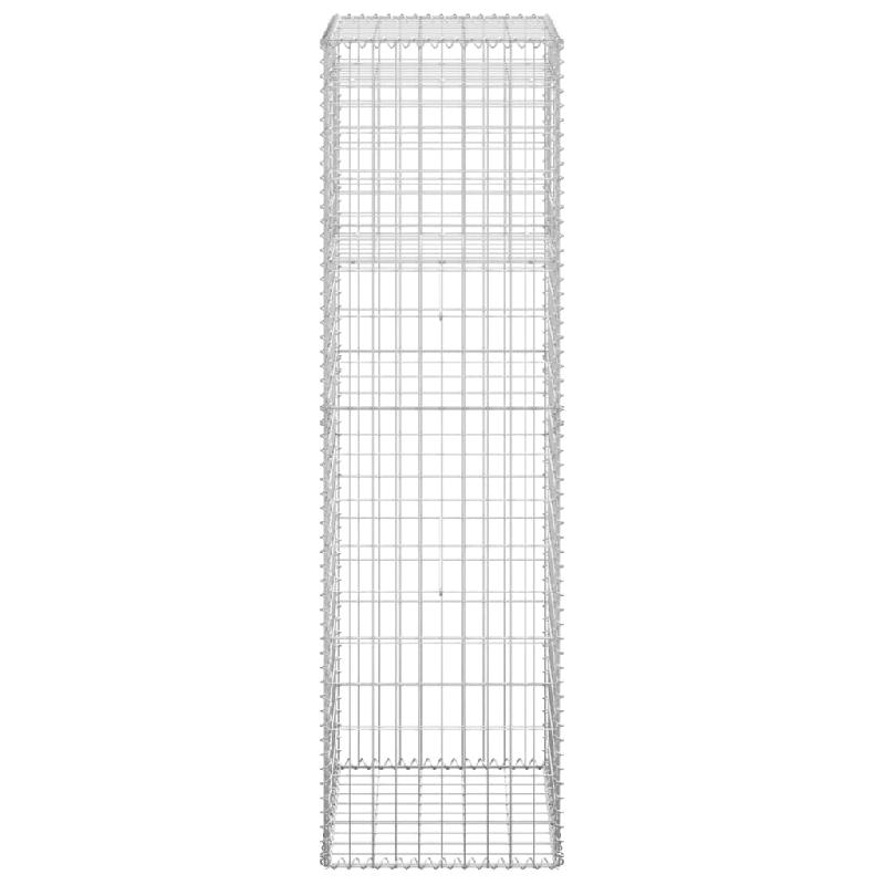 Vidaxl poteaux à panier de gabion 2 pcs 50x50x180 cm fer 151273_3