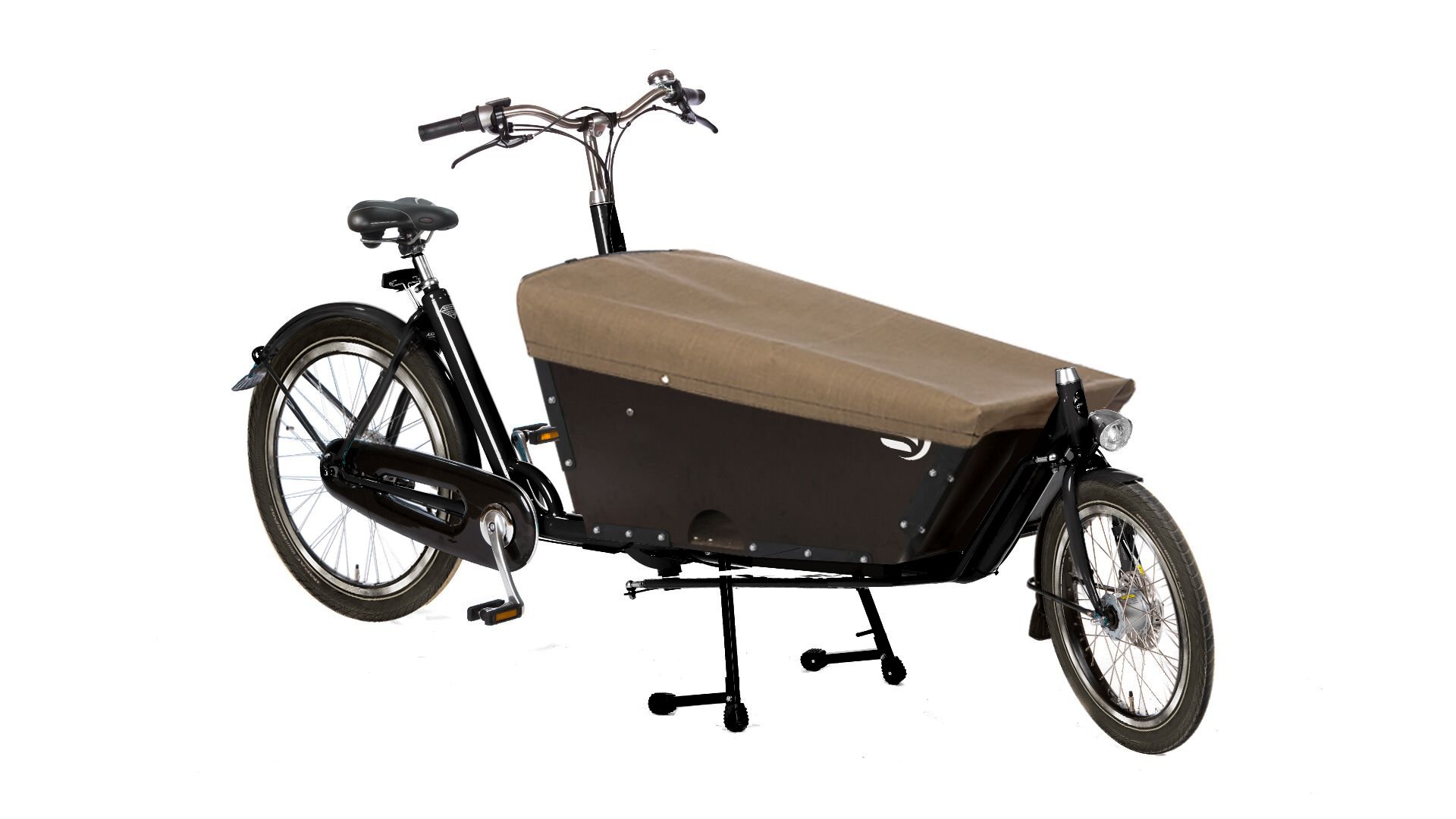 Biporteur AMSTERDAM AIR - Vélo cargo musculaire avec coffre avant 100x63 cm_3
