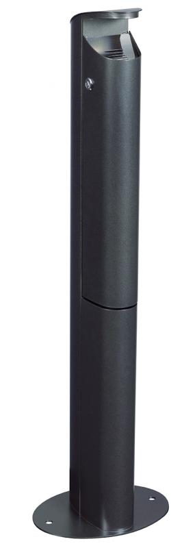 Cendrier sur pied - 2,5L - Acier traité anti-corrosion - Koa_3