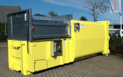 Compacteur monobloc LPC-L pour déchets industriels, centres de distribution et stations de recyclage - Traitement des gros déchets et cartons_3