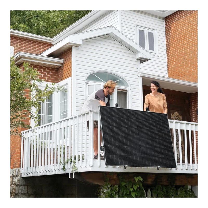 Support balcon pour panneau solaire ECOFLOW - installation facile et sécurisée pour espaces urbains_3
