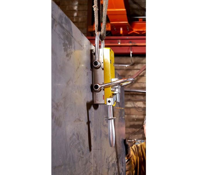 Aimant de levage - MLAY 1000 x 12 - Permanent à commande manuelle avec crochets pivotants_3