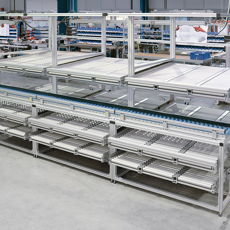 Convoyeur à rouleaux par gravité - RBS-P 2065/2066 - Transport de produits de poids léger à moyen - MK Technology Group_3