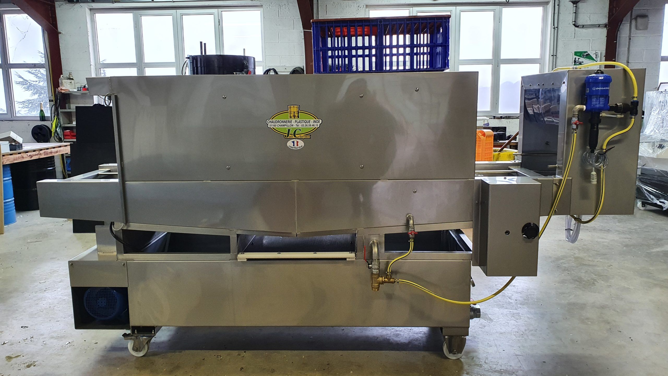 Lcjc ou Lcpi - Laveuses industrielles alimentaires - SAS Chayoux - 1100 kg - lavage et désinfection des caisses à canard et volaille_3