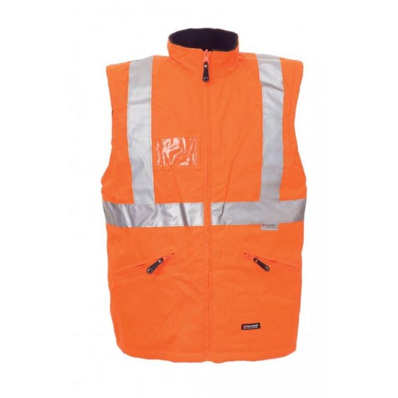 Parka homme Airplus - haute visibilité - bandes réfléchissantes 3M - 2 en 1 avec blouson intérieur matelassé_3