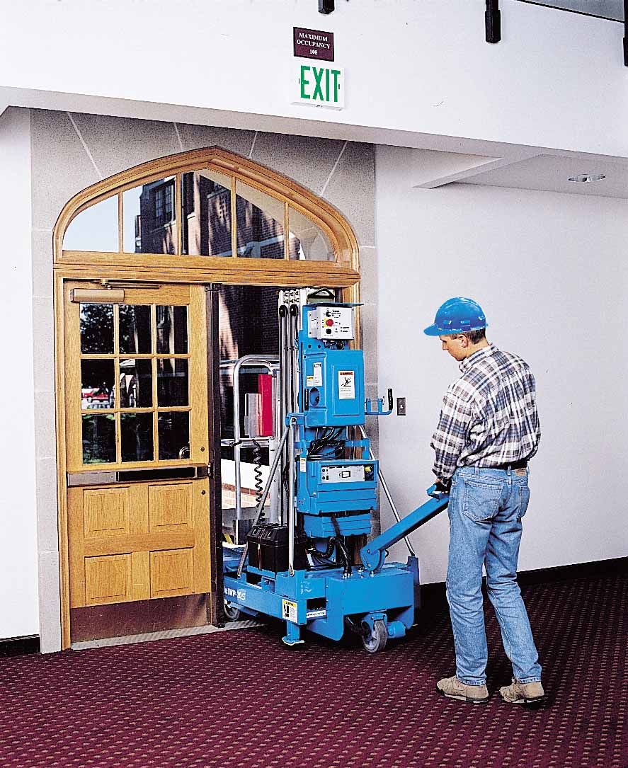 Nacelle de hauteur 11m et une capacité 159kg idéale pour les déplacements fréquents - Genie IWP_3