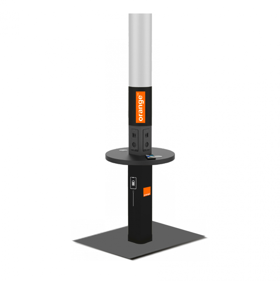 Mobilier urbain connecté Handy 360 - Recharge pour smartphones, tablettes et appareils électroniques_4