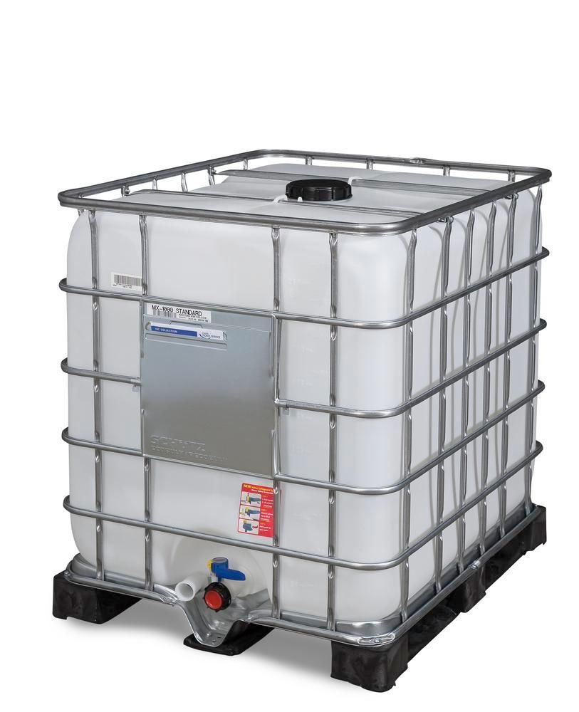 266156w - Cuve IBC 1000 litres - Palette PE - Ouverture DN 150 - Sortie DN 50_3
