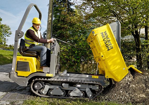 Dt 15 mini-dumper sur chenilles - wacker neuson - 1500 kg_3