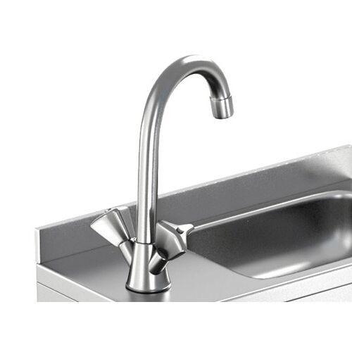 Lave-mains et évier avec distributeur de savon | P 600 mm_3