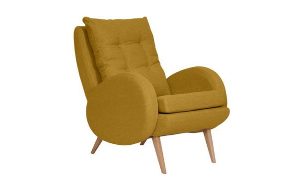 Fauteuil Baltic 67 cm - Home Spirit - Style scandinave - Structure en hêtre et mousse HR_3