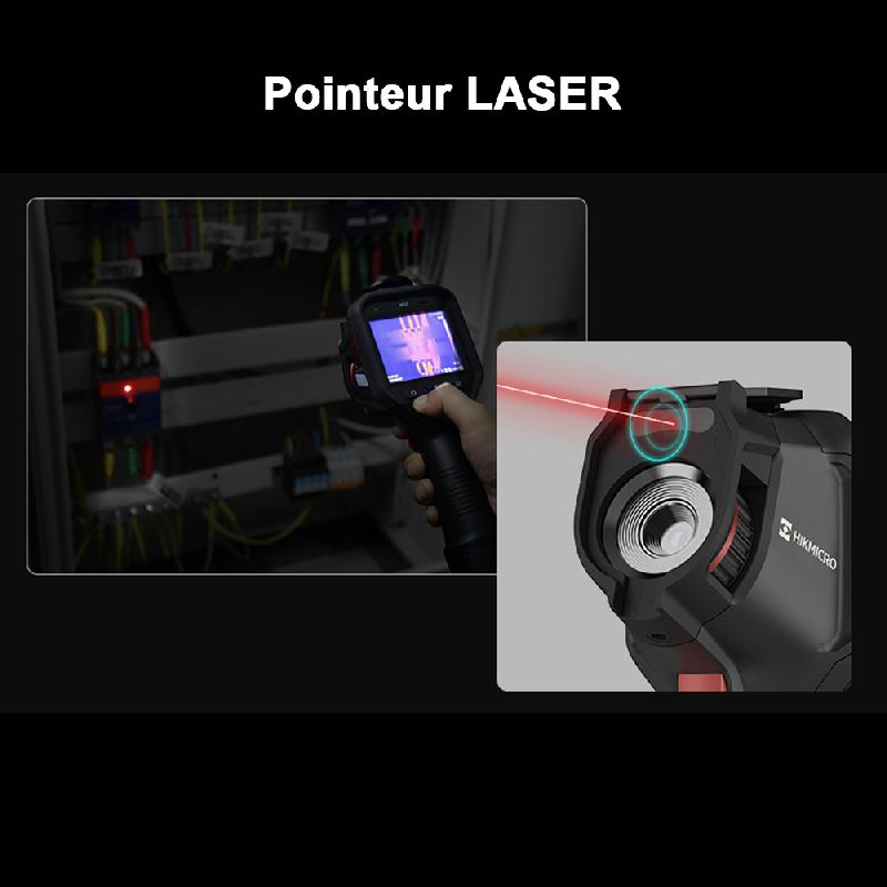 Caméra thermique portable HIKMICRO M11 - 192 x 144 px, -20°C à +550°C, écran tactile 3.5'', 25 Hz, pointeur laser, WiFi_3