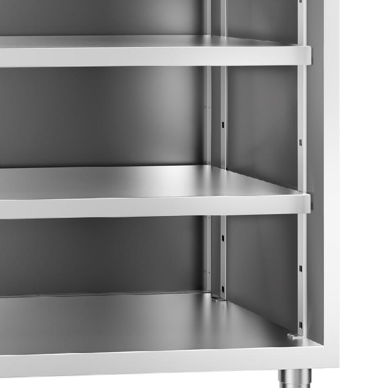 Table de préparation cocktail inox - 800 x 600 mm - 3 étagères_3