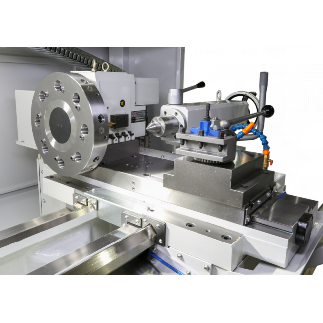 Tour à commande numérique à banc plat MICROCUT - Micropanther 446 - Distance entre pointes 850 mm - Alesage de broche 52 mm_3