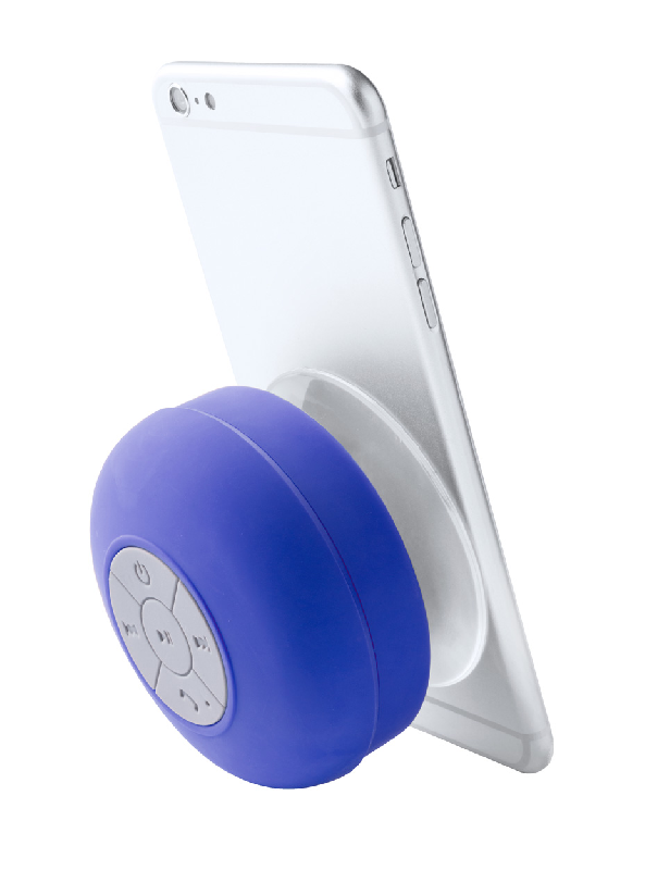 Enceinte Bluetooth étanche IPX4 avec ventouse - Fonction mains libres - Couleur bleue_3