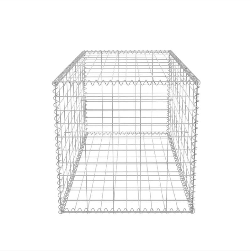Vidaxl panier de gabion acier galvanisé 100x50x50 cm 142549_3