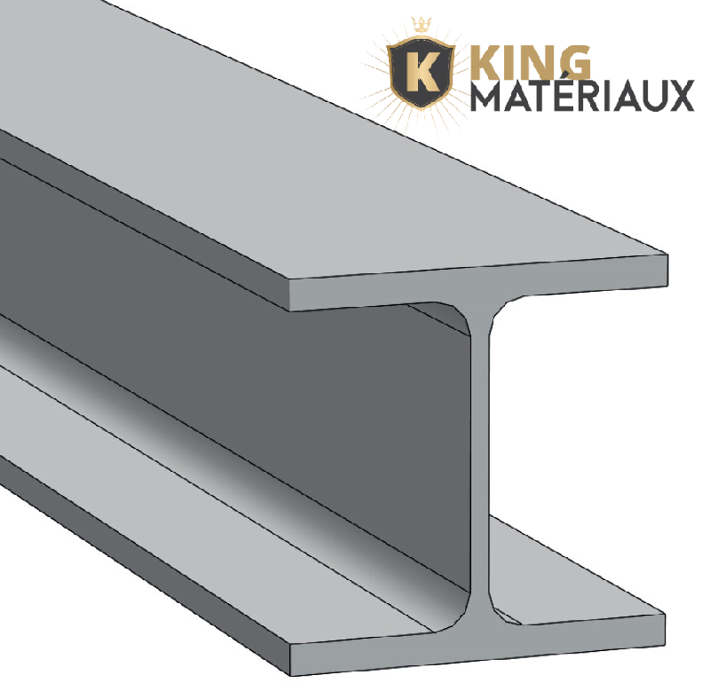 Poutrelle en métal HEB - acier laminé à chaud - 6ml - King Construction_3