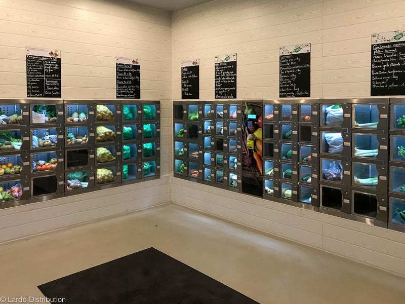 Distributeur automatique de fruits et légumes à l'unité, en filet, en barquette, ou en sac_3